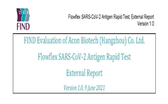 喜訊 | 艾康生物新冠抗原檢測試劑通過FIND獨立評估!
